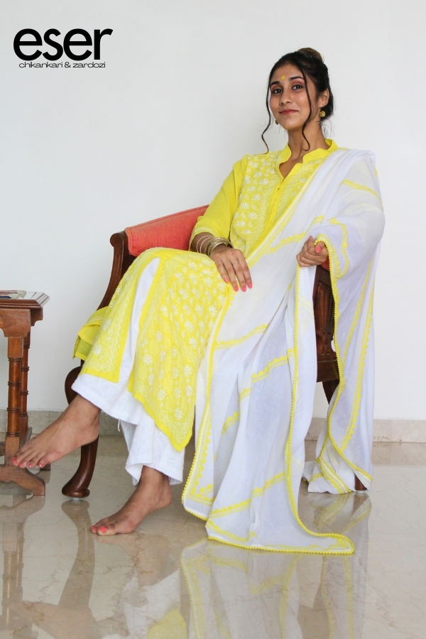 Yellow Long Kurta | Eser